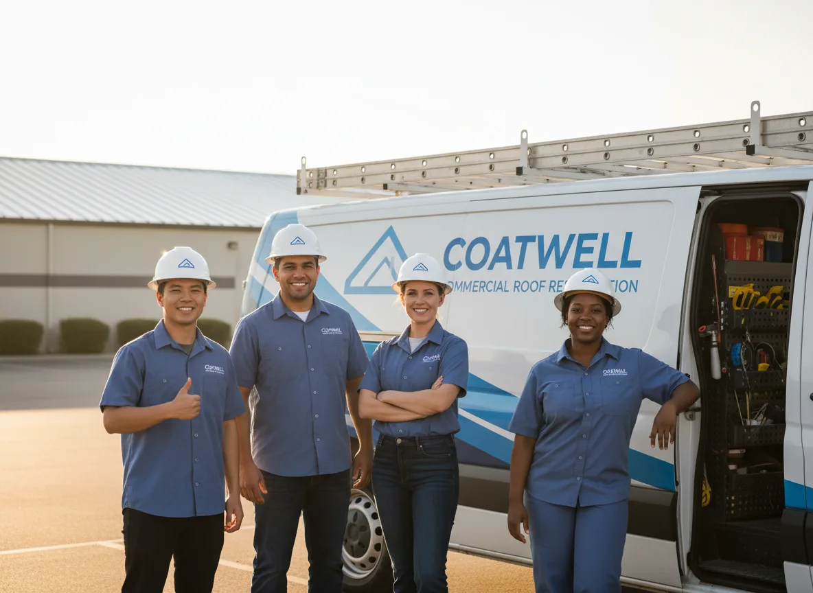 Commercial roof coating company in Newbury, OH